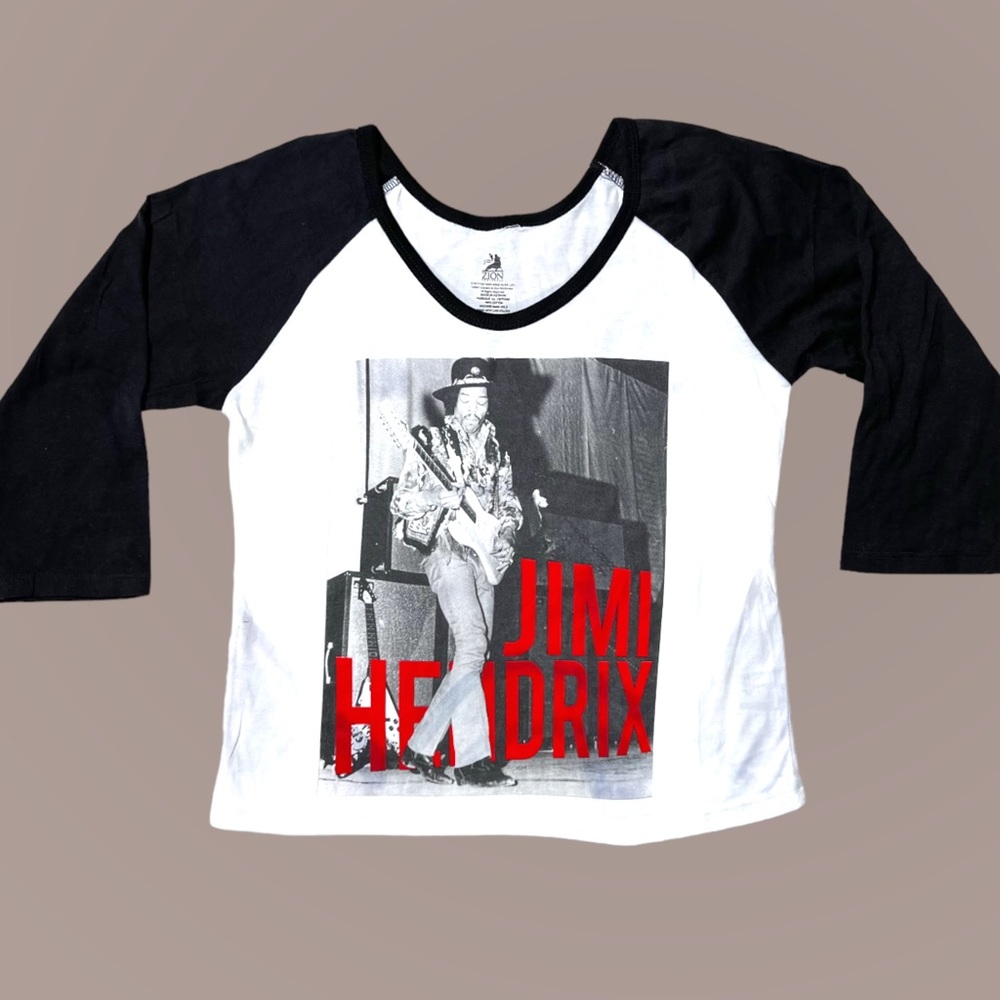 NWOT Zion Jimi Hendrix Speakers Raglan Graphic T-Shirt Women’s Sz M